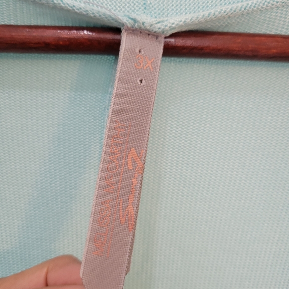 Stella Mccarthy x seven7 1button mint cardigan 3x spring plus size - Picture 3 of 10